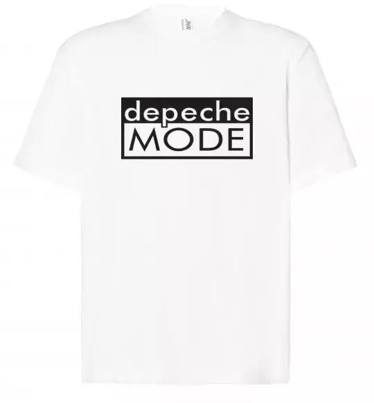 Футболка Оверсайз DEPECHE MODE Логотип Белый фото
