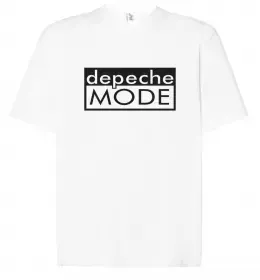 Футболка Оверсайз Enjoy the silence Белый фото