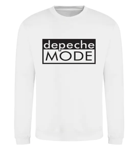 Свитшот DEPECHE MODE Логотип Белый фото