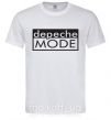 Чоловіча футболка DEPECHE MODE Логотип Білий фото