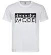Чоловіча футболка DEPECHE MODE Логотип Білий фото