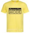 Мужская футболка DEPECHE MODE Логотип Лимонный фото