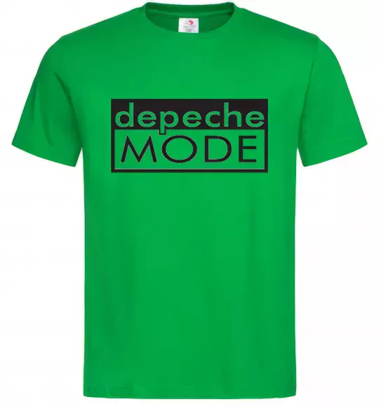 Чоловіча футболка DEPECHE MODE Логотип Зелений фото