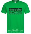 Мужская футболка DEPECHE MODE Логотип Зеленый фото