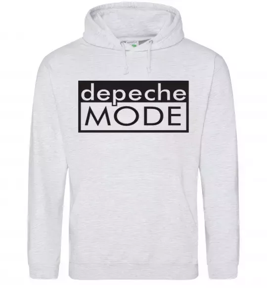 Чоловіча толстовка (худі) DEPECHE MODE Логотип Сірий меланж фото