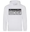 Чоловіча толстовка (худі) DEPECHE MODE Логотип Сірий меланж фото