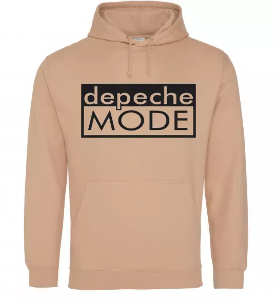 Чоловіча толстовка (худі) DEPECHE MODE Логотип Пісочний фото