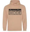 Чоловіча толстовка (худі) DEPECHE MODE Логотип Пісочний фото