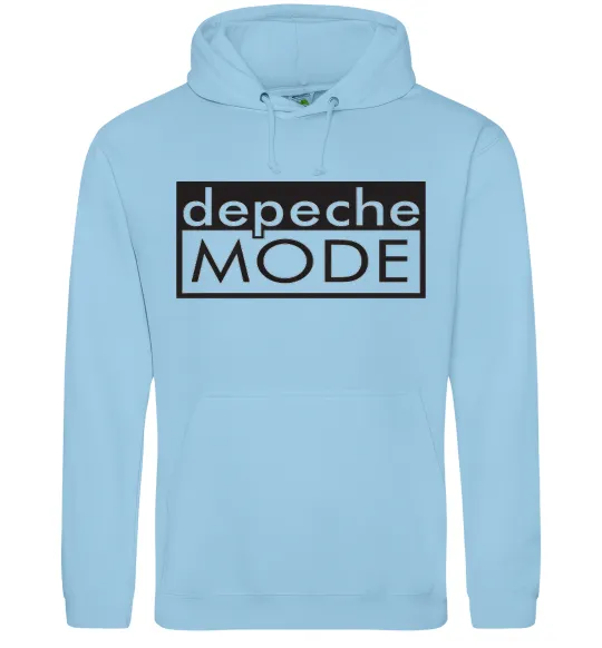 Чоловіча толстовка (худі) DEPECHE MODE Логотип Блакитний фото