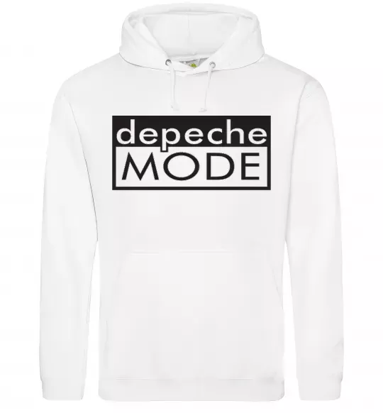 Женская толстовка (худи) DEPECHE MODE Логотип Белый фото