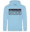Жіноча толстовка (худі) DEPECHE MODE Логотип Блакитний фото