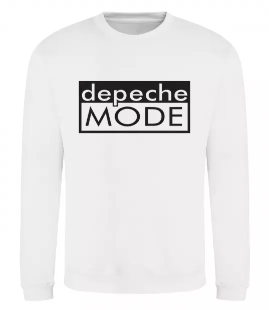 Свитшот DEPECHE MODE Логотип Белый фото