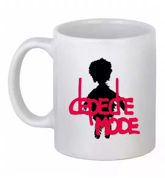 Чашка керамічна DEPECHE MODE PINK Білий фото