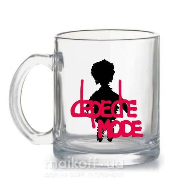 Чашка стеклянная DEPECHE MODE PINK Прозрачный фото