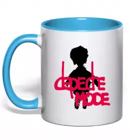 Чашка с цветной ручкой