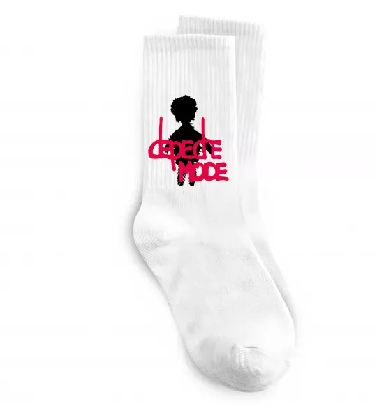 Носки DEPECHE MODE PINK Белый фото