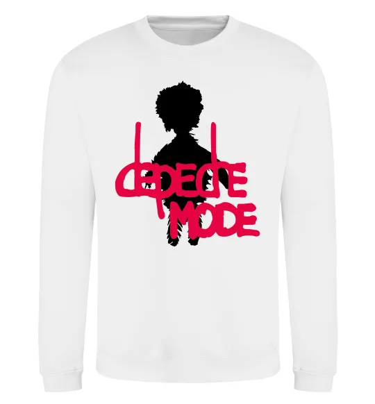 Світшот DEPECHE MODE PINK Білий фото