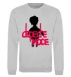 Світшот DEPECHE MODE PINK Сірий меланж фото