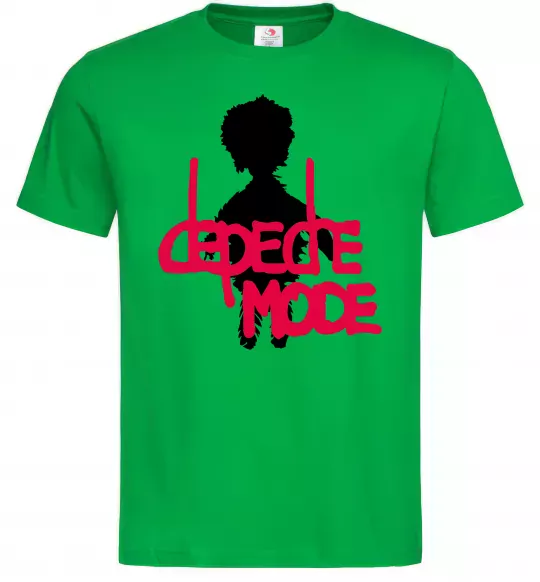 Мужская футболка DEPECHE MODE PINK Зеленый фото