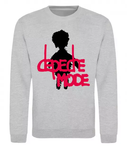 Свитшот DEPECHE MODE PINK Серый меланж фото