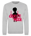 Свитшот DEPECHE MODE PINK Серый меланж фото