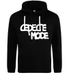 Мужская толстовка (худи) DM Черный фото