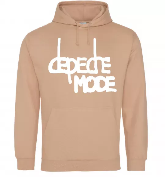 Женская толстовка (худи) DM Песочный фото