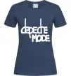 Жіноча футболка DM Темно-синій фото