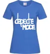 Жіноча футболка DM Яскраво-синій фото