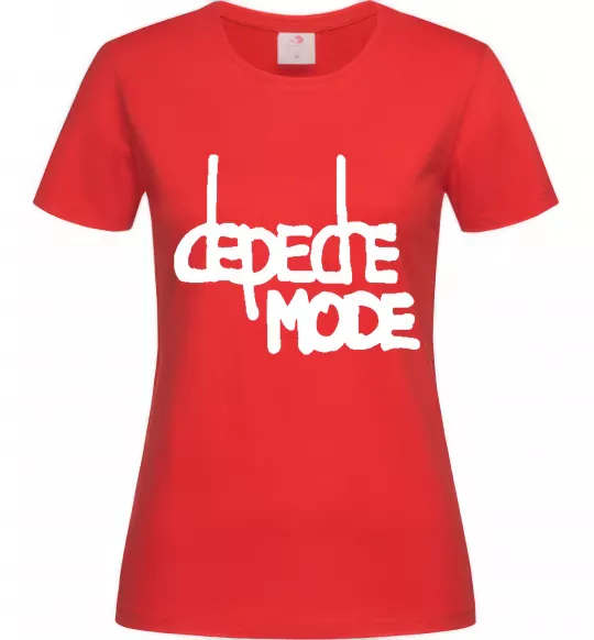 Жіноча футболка DM Червоний фото