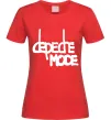 Жіноча футболка DM Червоний фото
