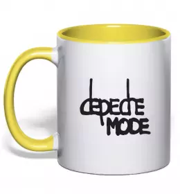 Чашка с цветной ручкой