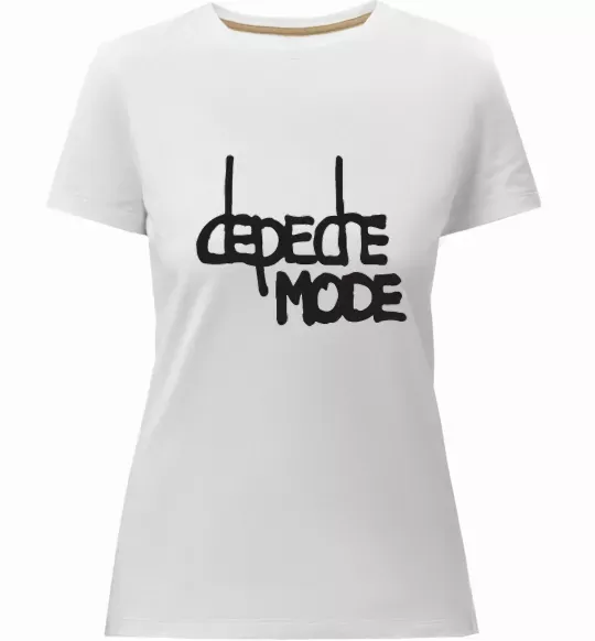 Женская премиум футболка DM Белый фото