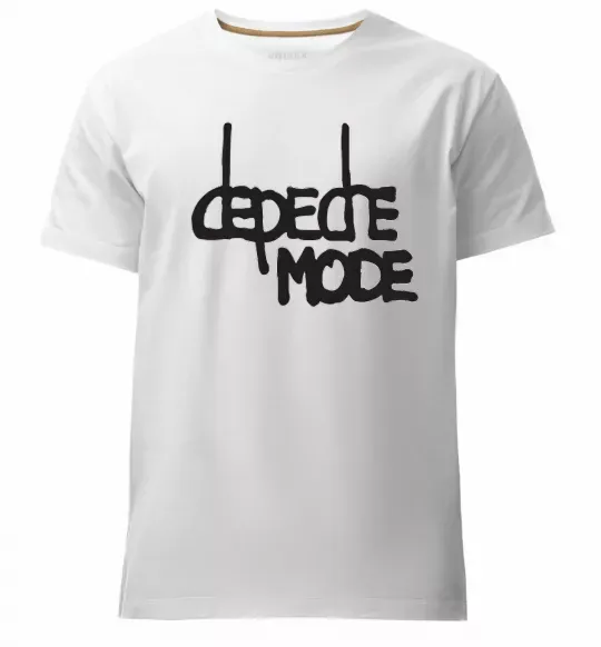 Чоловіча преміум футболка DM Білий фото