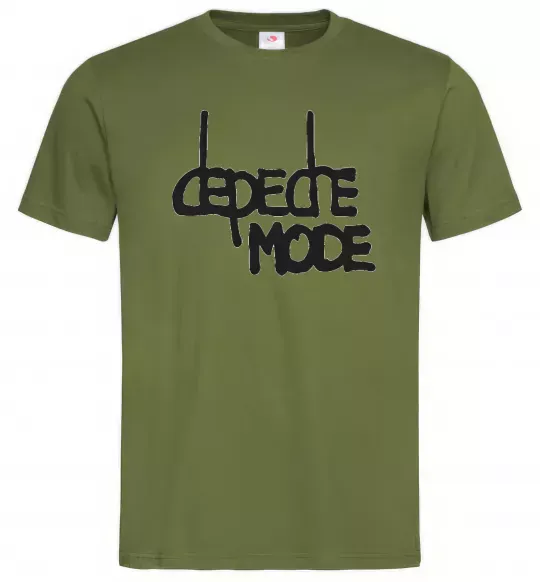 Чоловіча футболка DM Оливковий фото