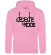 Женская толстовка (худи) DM Розовый фото