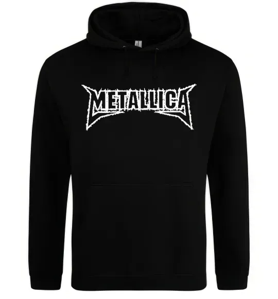 Женская толстовка (худи) METALLICA LIGHT Черный фото