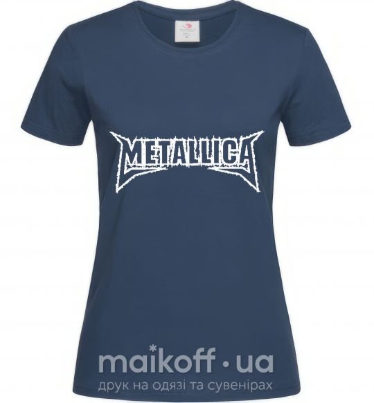 Жіноча футболка METALLICA LIGHT Темно-синій фото