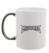 Чашка с цветной ручкой METALLICA LIGHT Серебро фото