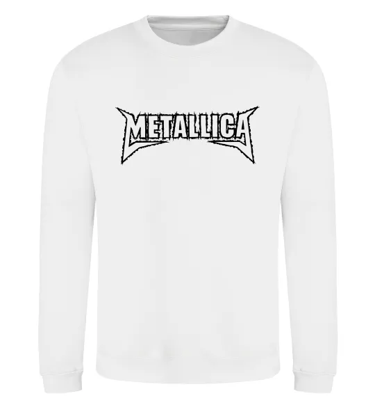 Свитшот METALLICA LIGHT Белый фото