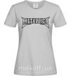 Женская футболка METALLICA LIGHT Серый фото
