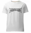 Чоловіча преміум футболка METALLICA LIGHT Білий фото