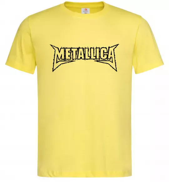 Чоловіча футболка METALLICA LIGHT Лимонний фото