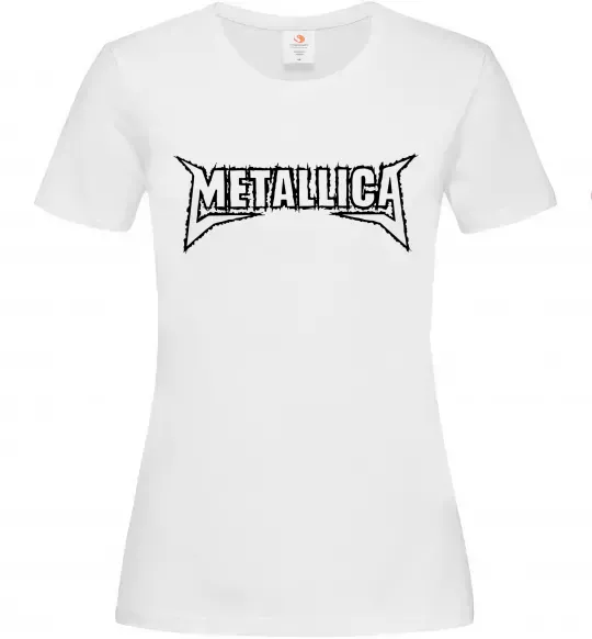 Жіноча футболка METALLICA LIGHT Білий фото