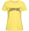 Жіноча футболка METALLICA LIGHT Лимонний фото