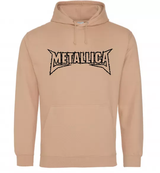 Чоловіча толстовка (худі) METALLICA LIGHT Пісочний фото