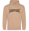 Чоловіча толстовка (худі) METALLICA LIGHT Пісочний фото