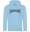 Чоловіча толстовка (худі) METALLICA LIGHT Блакитний фото