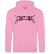 Жіноча толстовка (худі) METALLICA LIGHT Рожевий фото