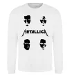 Свитшот METALLICA FACES Белый фото